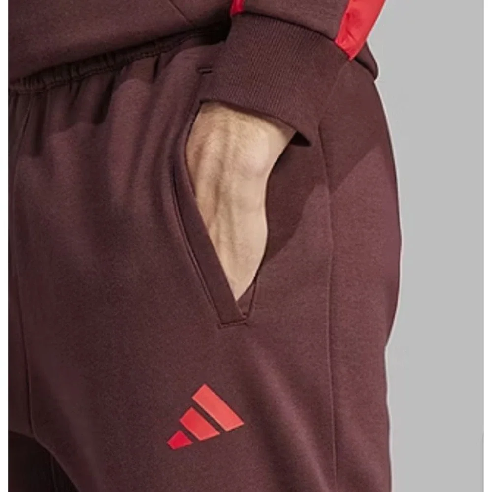 Adidas Mens Drawstring Waist Regular Fit Big & Tall Fleece Sweatpant 3XLT‎ NWT